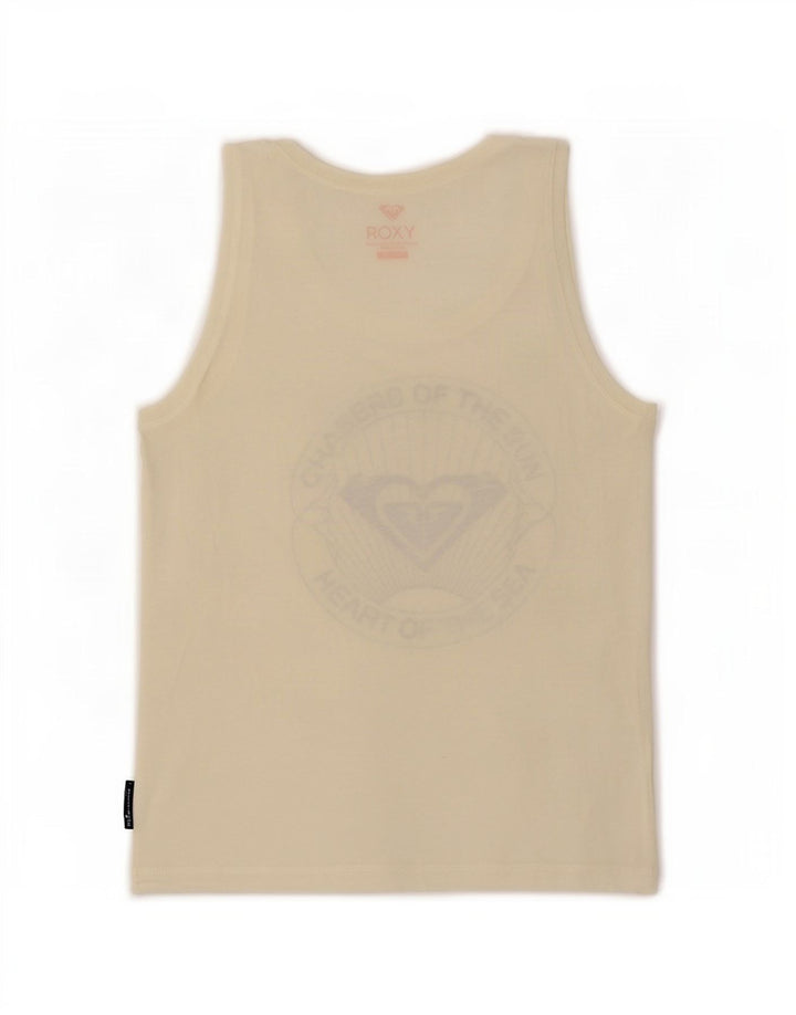 Top cu vestă grafică pentru femei Roxy UK 10 Small Off White