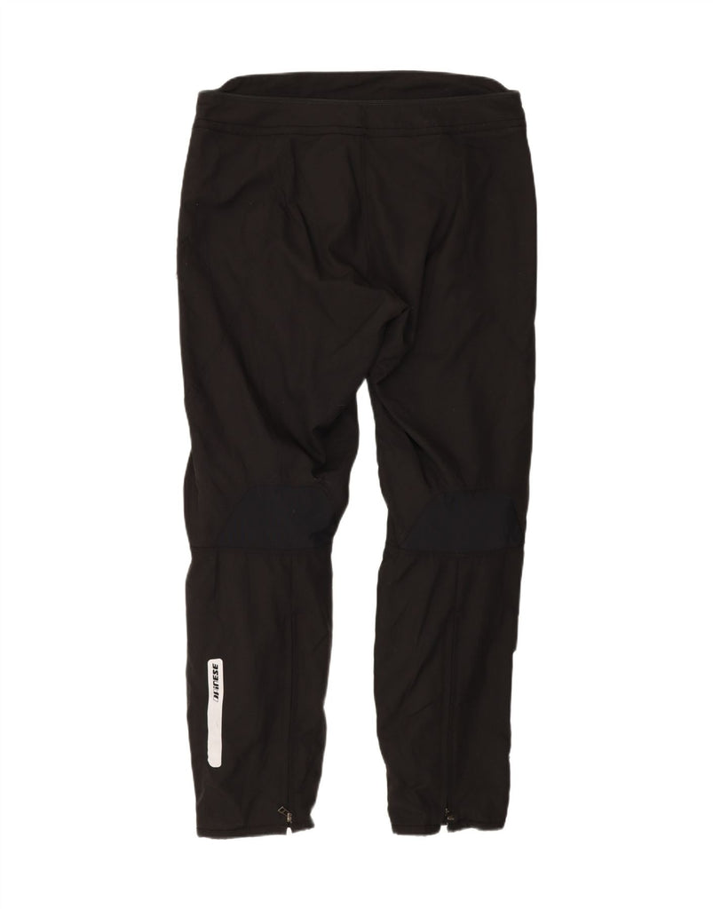 DAINESE Mens Moto Racer Trousers IT 54 2XL W38 L32 Black Nylon Vintage Dainese and Second-Hand Dainese from Messina Hembry 