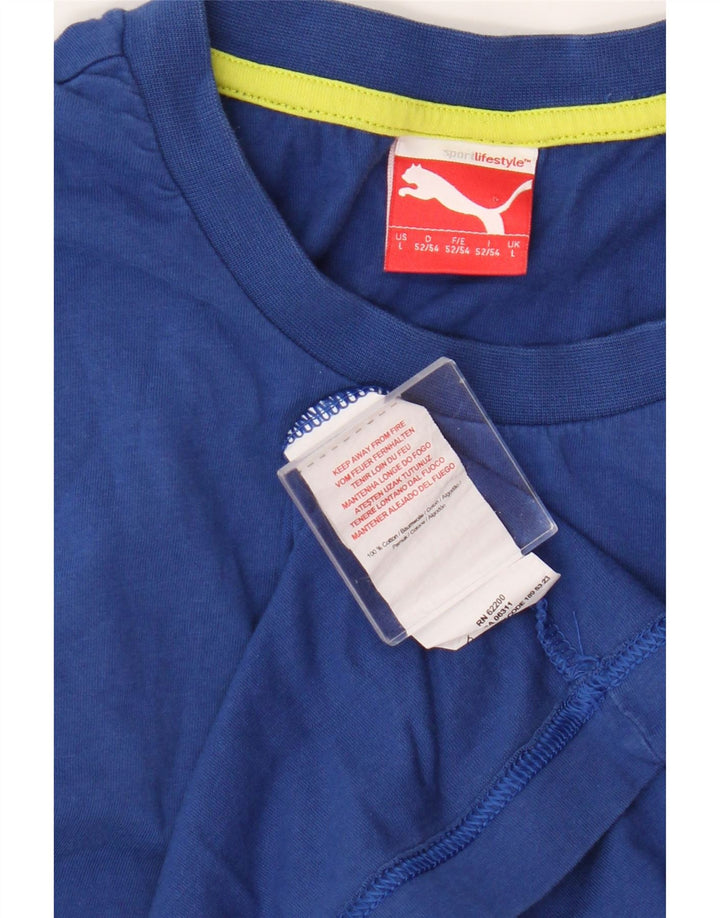 Vestă grafică pentru bărbați Puma, mare, albastru, bumbac