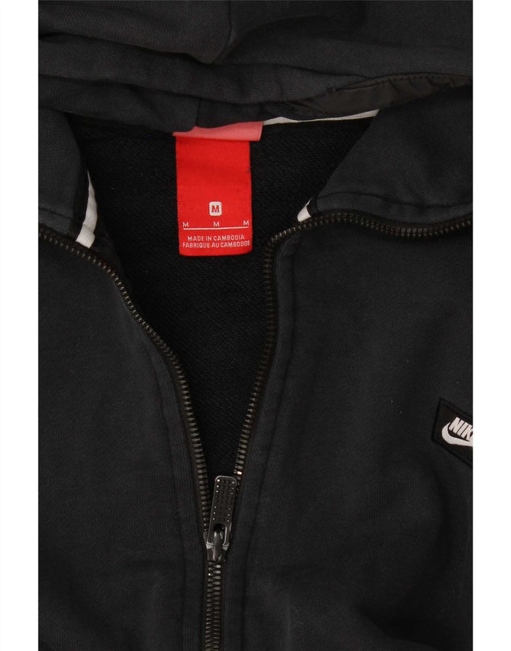 Pulover Nike pentru bărbați, cu fermoar, negru mediu