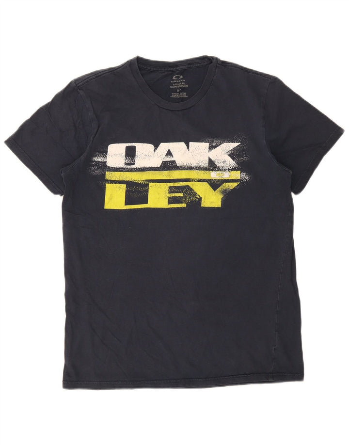Tricou grafic Oakley pentru bărbați Top mic, bleumarin