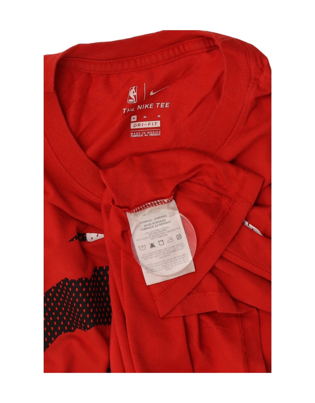 Tricou grafic Nike Dri Fit pentru bărbați Top din bumbac roșu mediu