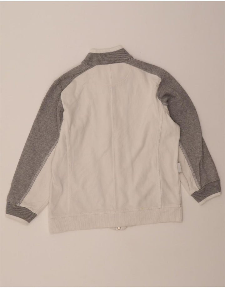 CHAMPION Womens Tracksuit Top Jacket UK 14 Medium White Colourblock Vintage Champion and Second-Hand Champion from Messina Hembry 