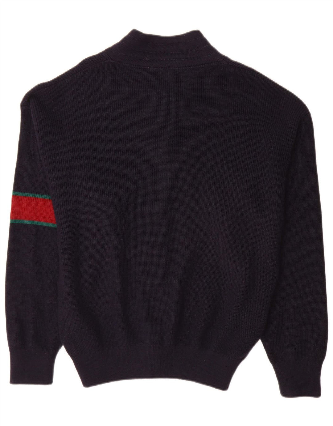 Pulover Cardigan Vintage pentru bărbați, lână mare, albastru marin