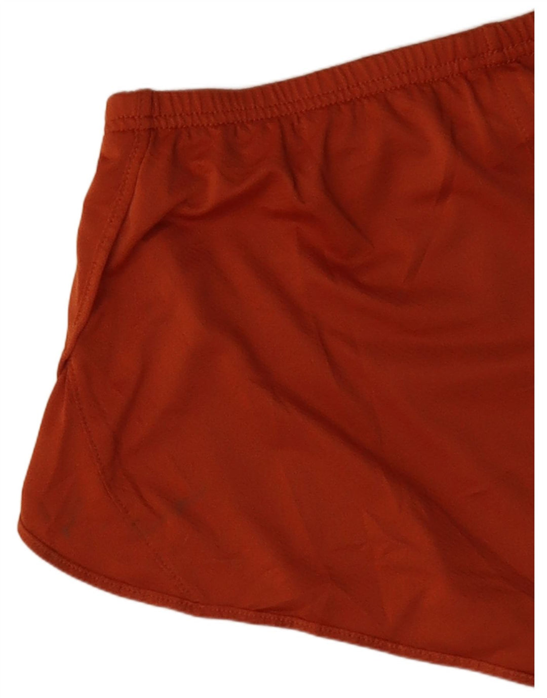 Pantaloni scurti sport pentru femei NIKE UK 12 Poliester portocaliu mediu