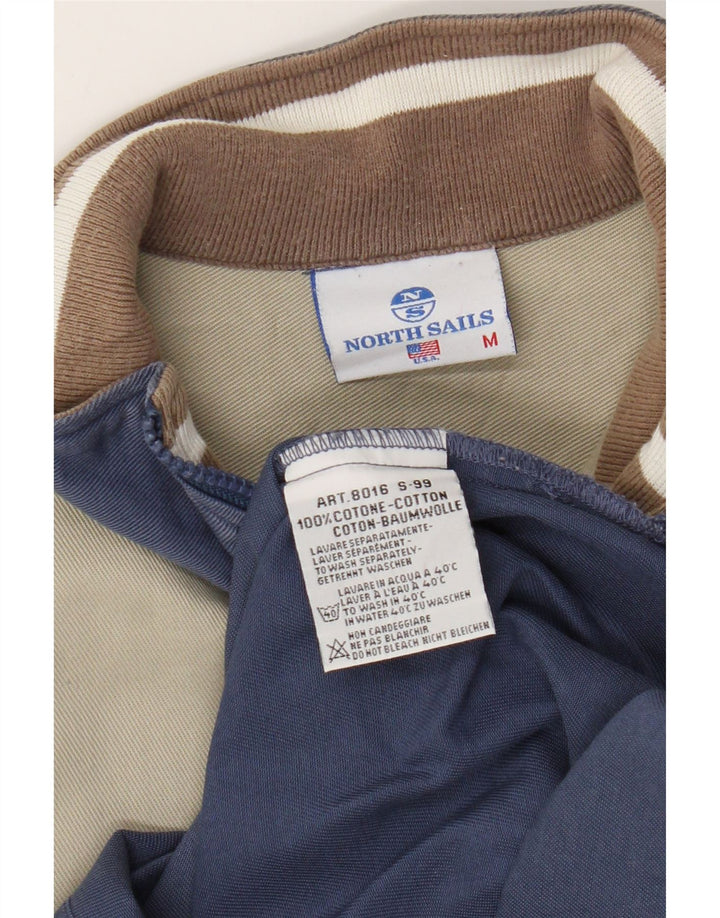 Hanorac pentru bărbați North Sails, cu fermoar, cu gât, din bumbac, albastru mediu