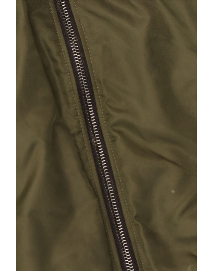 Jachetă Bomber Militară Superdry pentru bărbați UK 38 Medium Khaki Nylon