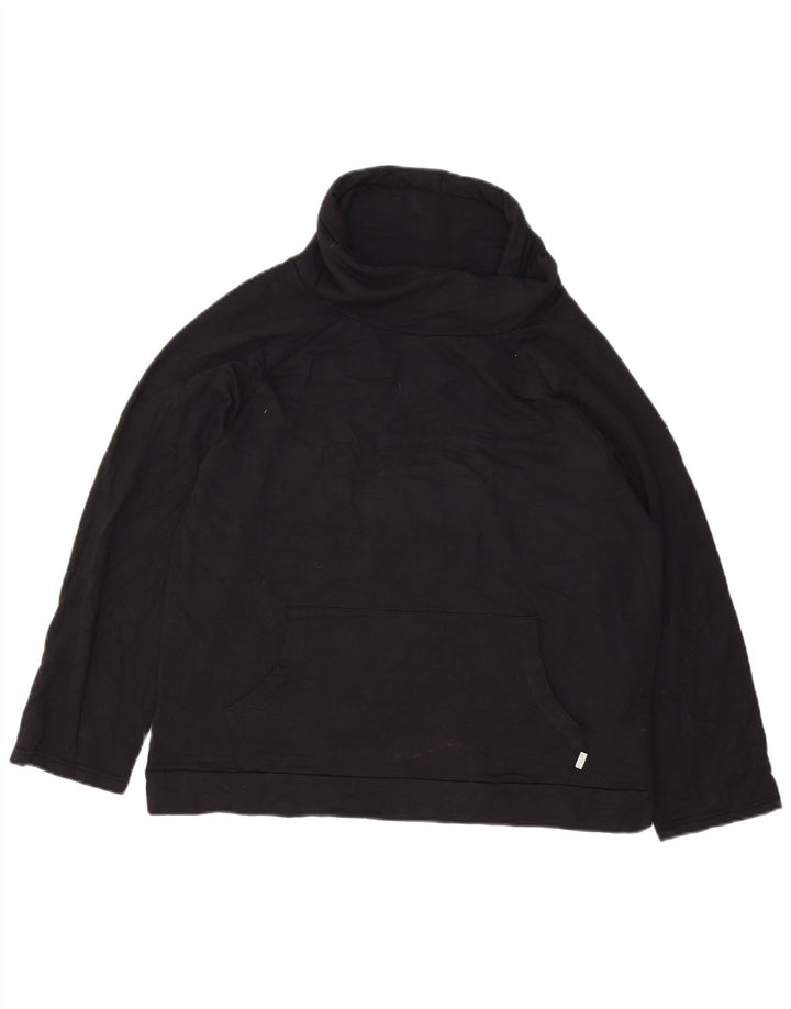 Pulover pentru femei Fat Face supradimensionat cu gât rulat, UK 10 Mic Negru