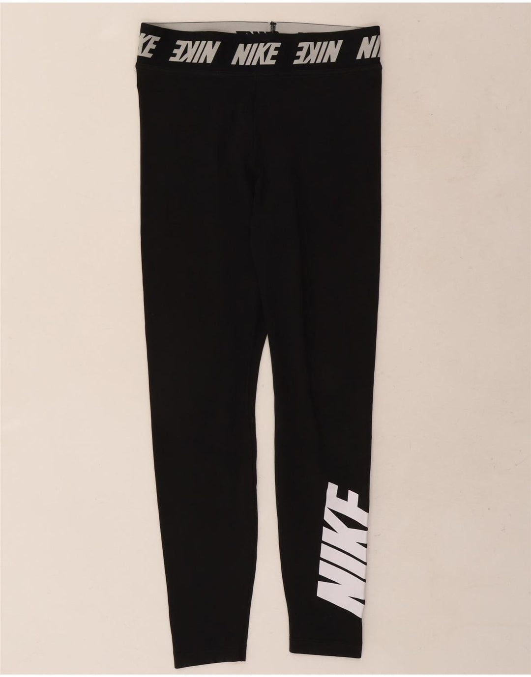Leggings grafic Nike pentru femei UK 12 Medium Black