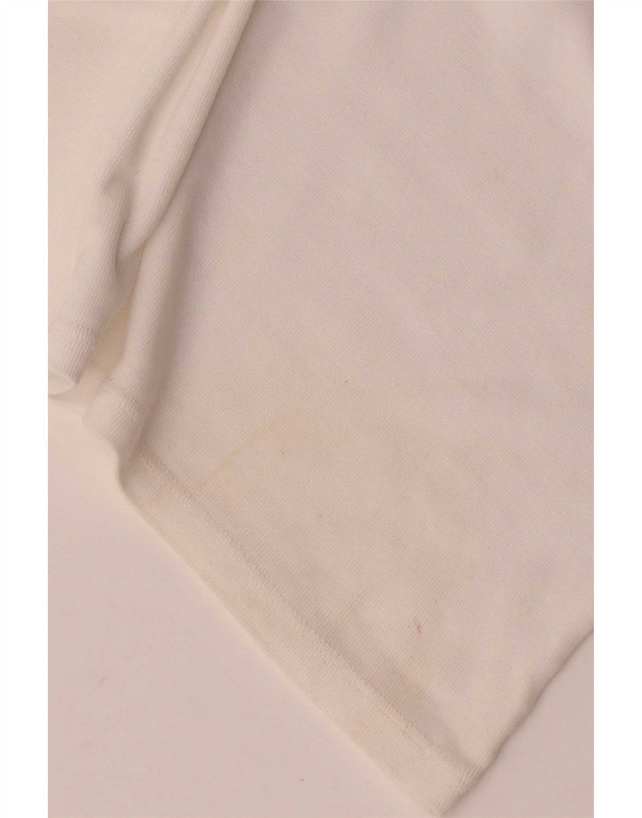 Massimo Dutti Tricou pentru femei Top UK 14 Large White Colorblock