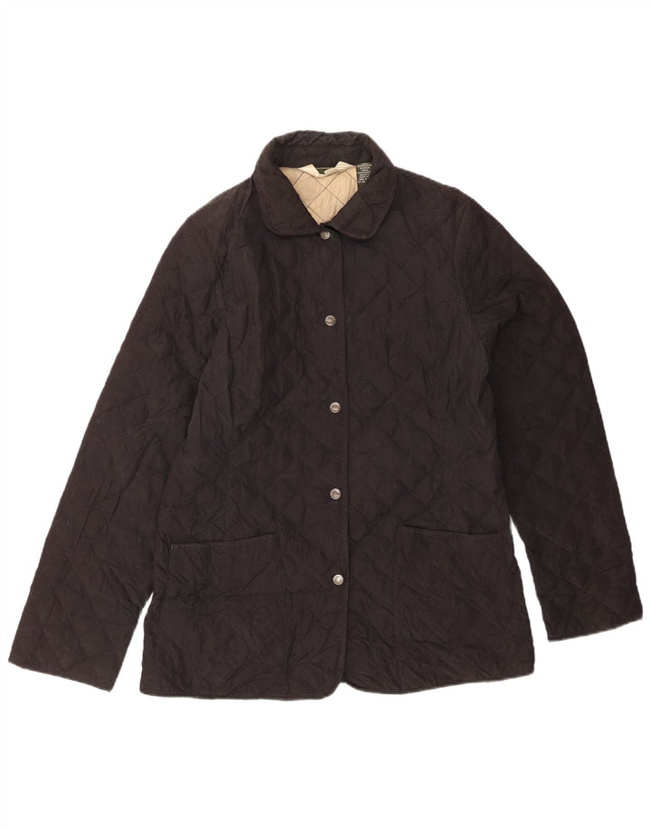 Jachetă matlasată pentru femei EDDIE BAUER UK 12 Poliester mediu negru