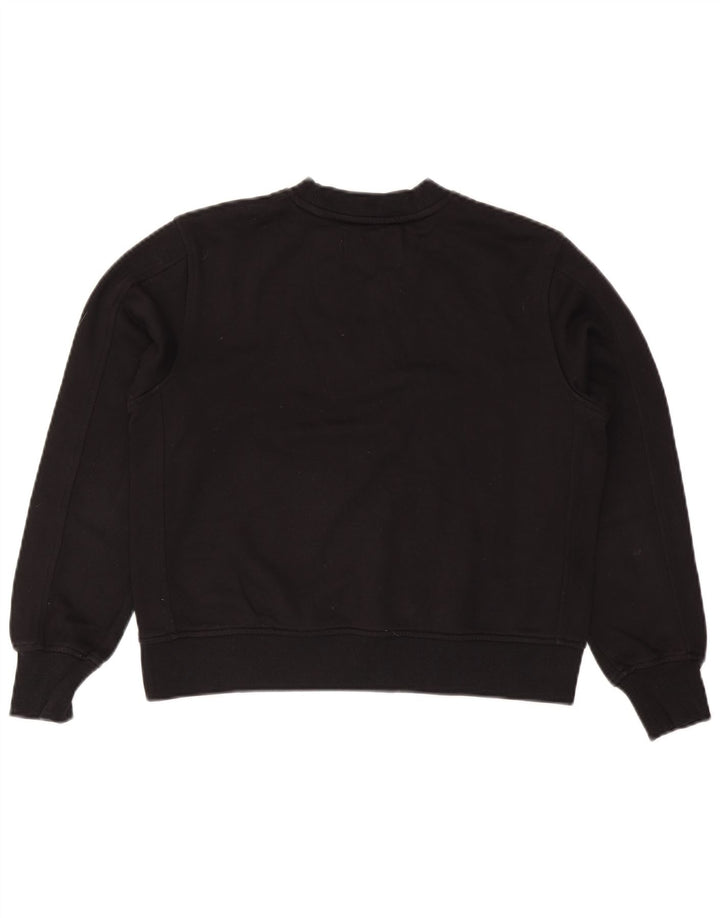 Calvin Klein Jeans Pulover supradimensionat pentru femei UK 10 Mic Negru