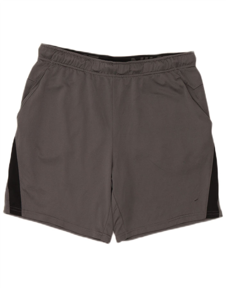 Pantaloni scurți sport standard Nike Dri Fit pentru bărbați, mari, gri, poliester color bloc