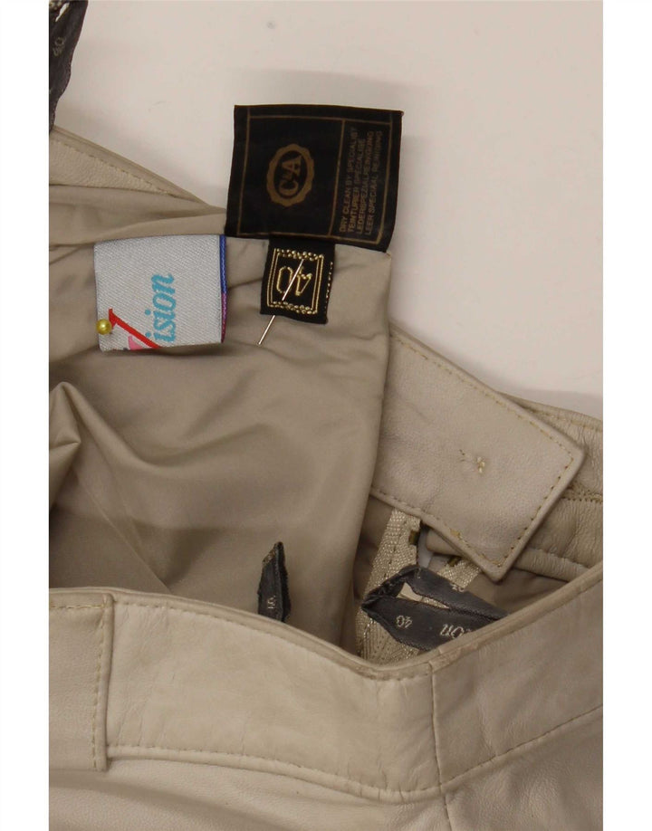 Fusta Midi din piele pentru femei C&A EU 40 Medium W28 Piele bej