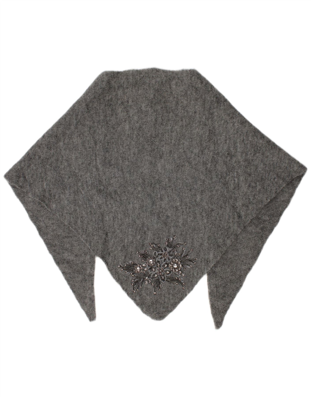 Şal tricot pentru femei Zara, gri mediu acrilic