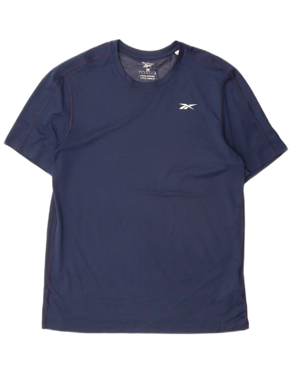 Tricou pentru bărbați Reebok Speedwick Top Mediu Bleumarin Poliester