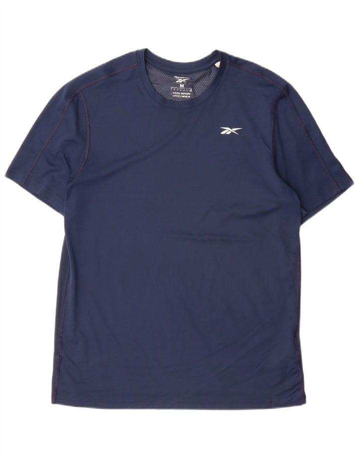 Tricou pentru bărbați Reebok Speedwick Top Mediu Bleumarin Poliester
