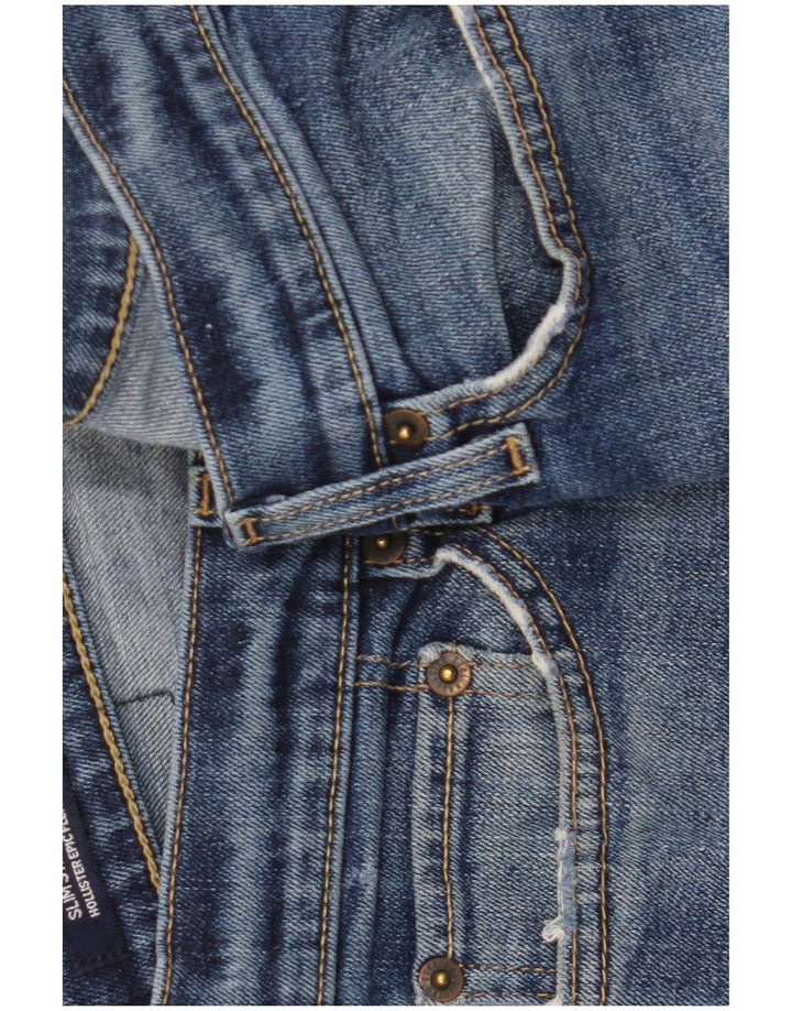 Blugi Hollister pentru bărbați Slim W30 L30 Blue Bumbac