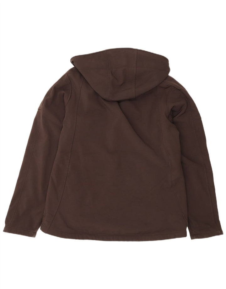 Jachetă Windbreaker cu glugă pentru femei Mountain Warehouse UK 14 Maro mare