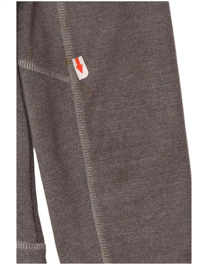 Jack Wolfskin Pulover cu capota cu fermoar pentru femei UK 14/16 Poliester mare gri