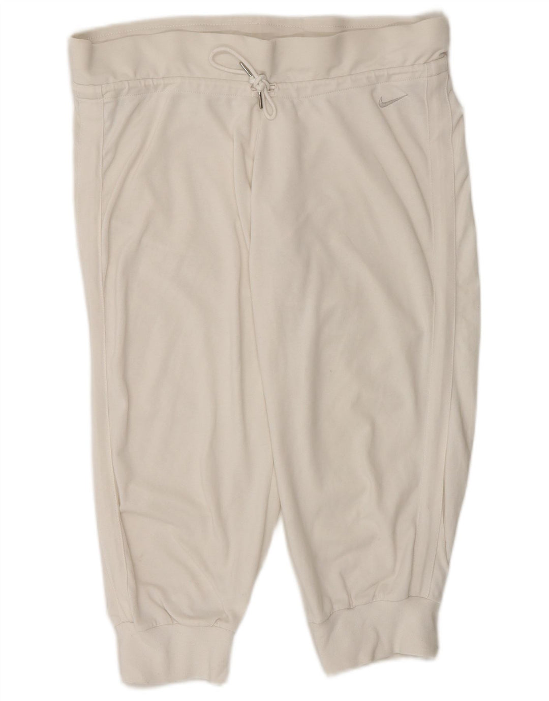 Pantaloni de trening Capri pentru femei Nike Pantaloni de jogging UK 14 Medium White
