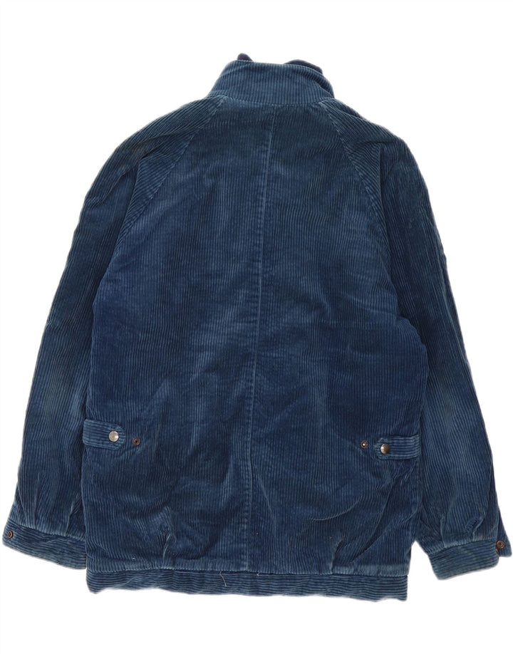 CARRERA Mens Corduroy Jacket UK 40 Large Navy Blue Cotton Vintage Carrera and Second-Hand Carrera from Messina Hembry 