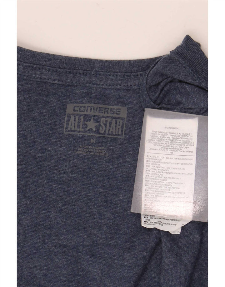 Tricou Converse Chuck Taylor pentru bărbați, bumbac mediu albastru