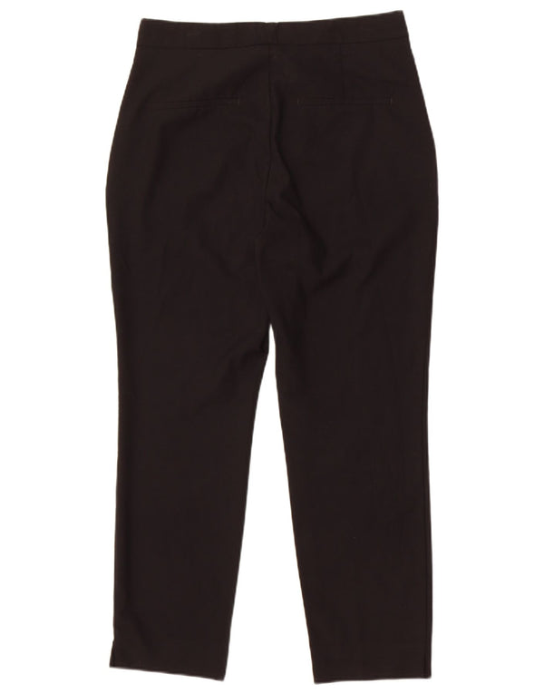 Pantaloni tăiați, slim, cu talie înaltă, pentru femei Zara EU 38 Mici L28 L26 Negri