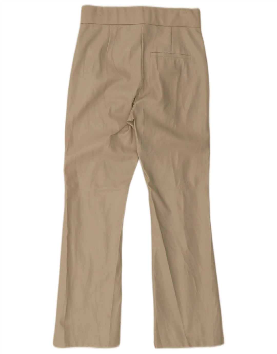 Pantaloni Drepți Casual Zara Femei Mici L26 L26 Bej Poliester