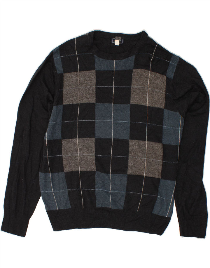 Pulover pentru bărbați DOCKERS, cu gâtul turn, 2XL, gri, mozaic, acrilic