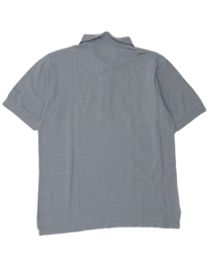 Tricou polo Sergio Tacchini pentru bărbați IT 50, bumbac cu pete albastru mediu