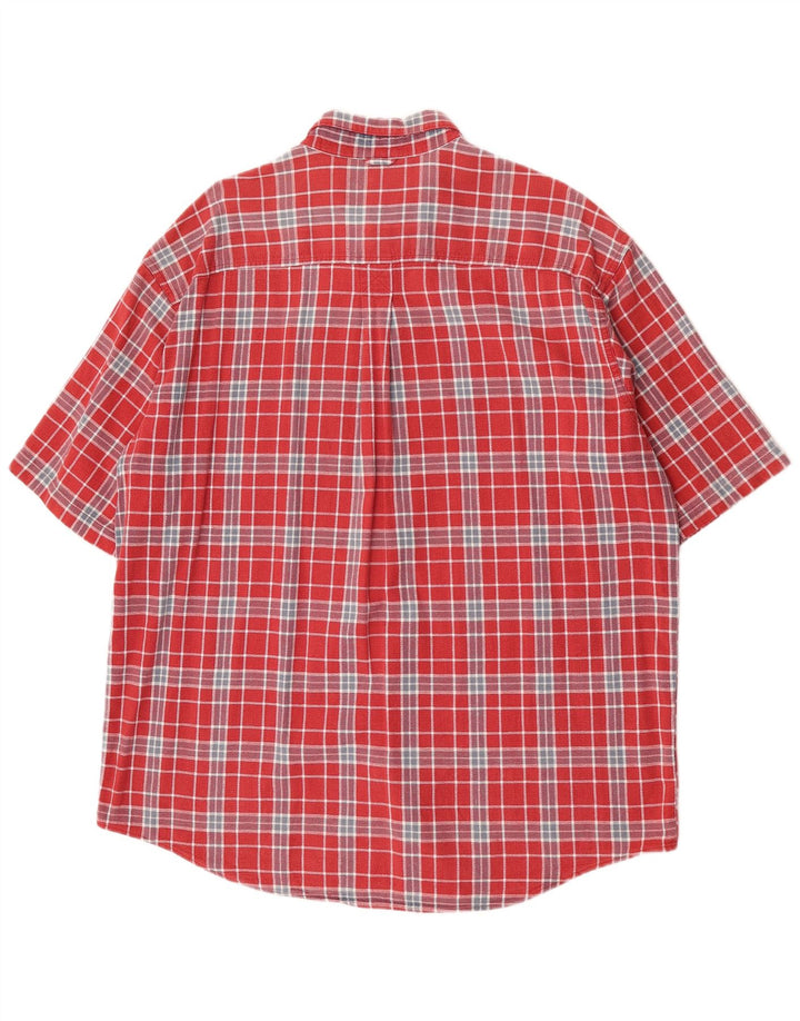 Cămașă cu mânecă scurtă Timberland pentru bărbați, roșu, XL