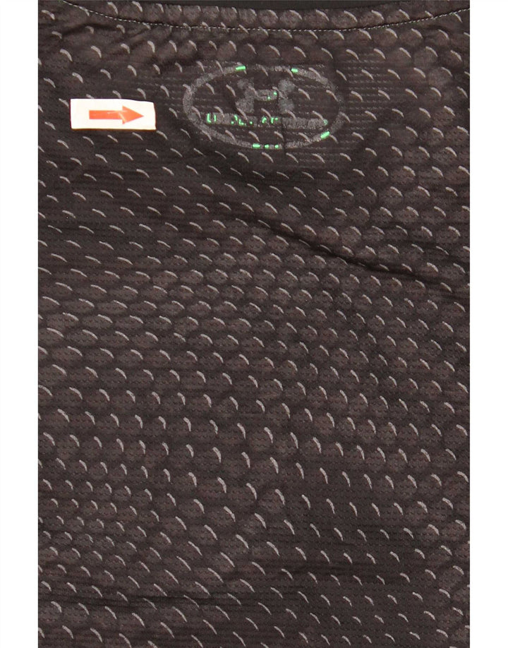 Tricou Under Armour pentru bărbați Top Mic Negru Geometric Poliester