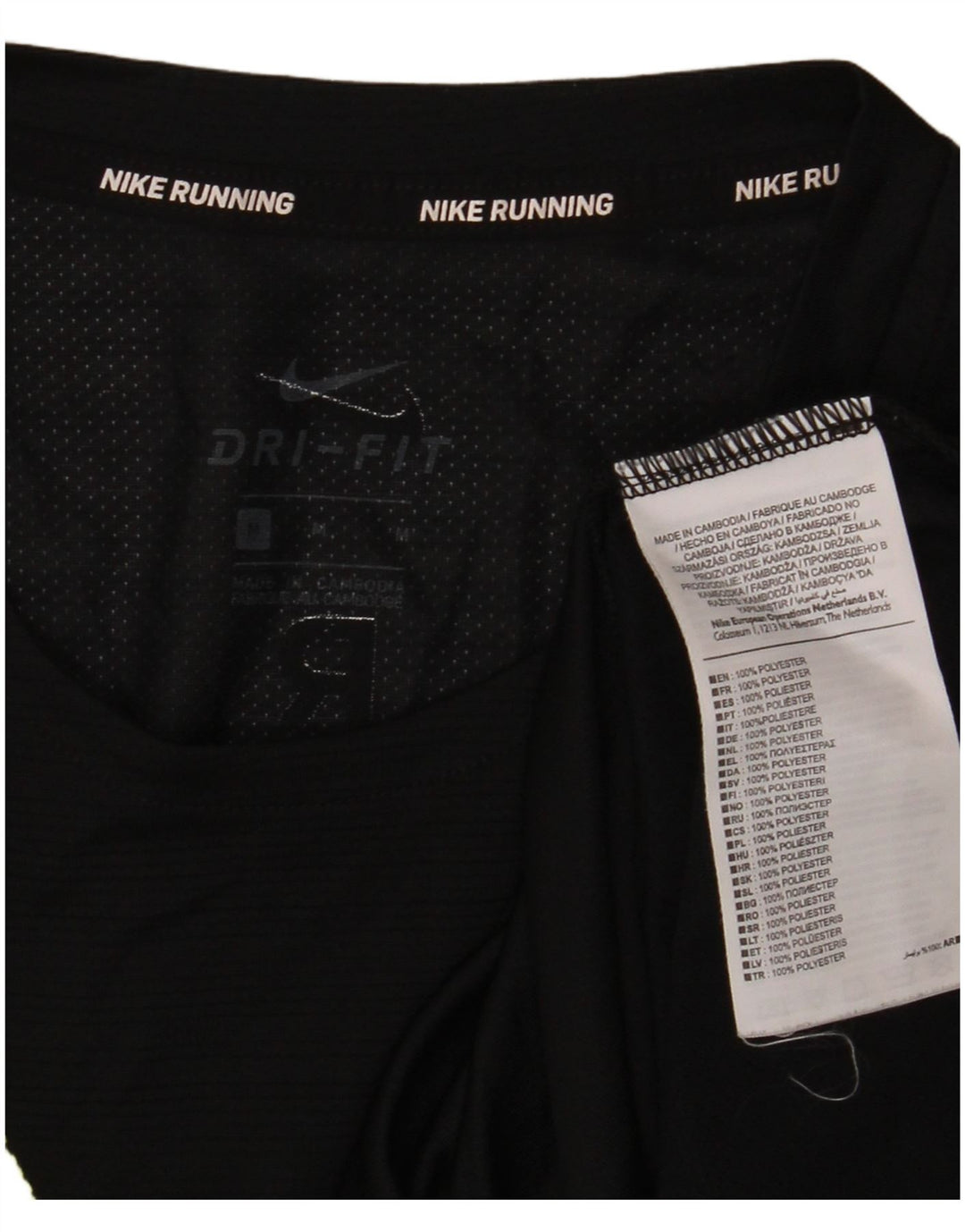 Tricou grafic pentru femei Dri Fit NIKE Top Medium Negru Poliester