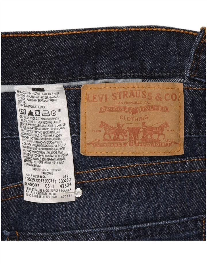 Blugi Levi's pentru femei 10529 Bootcut W33 L32 Bumbac bleumarin