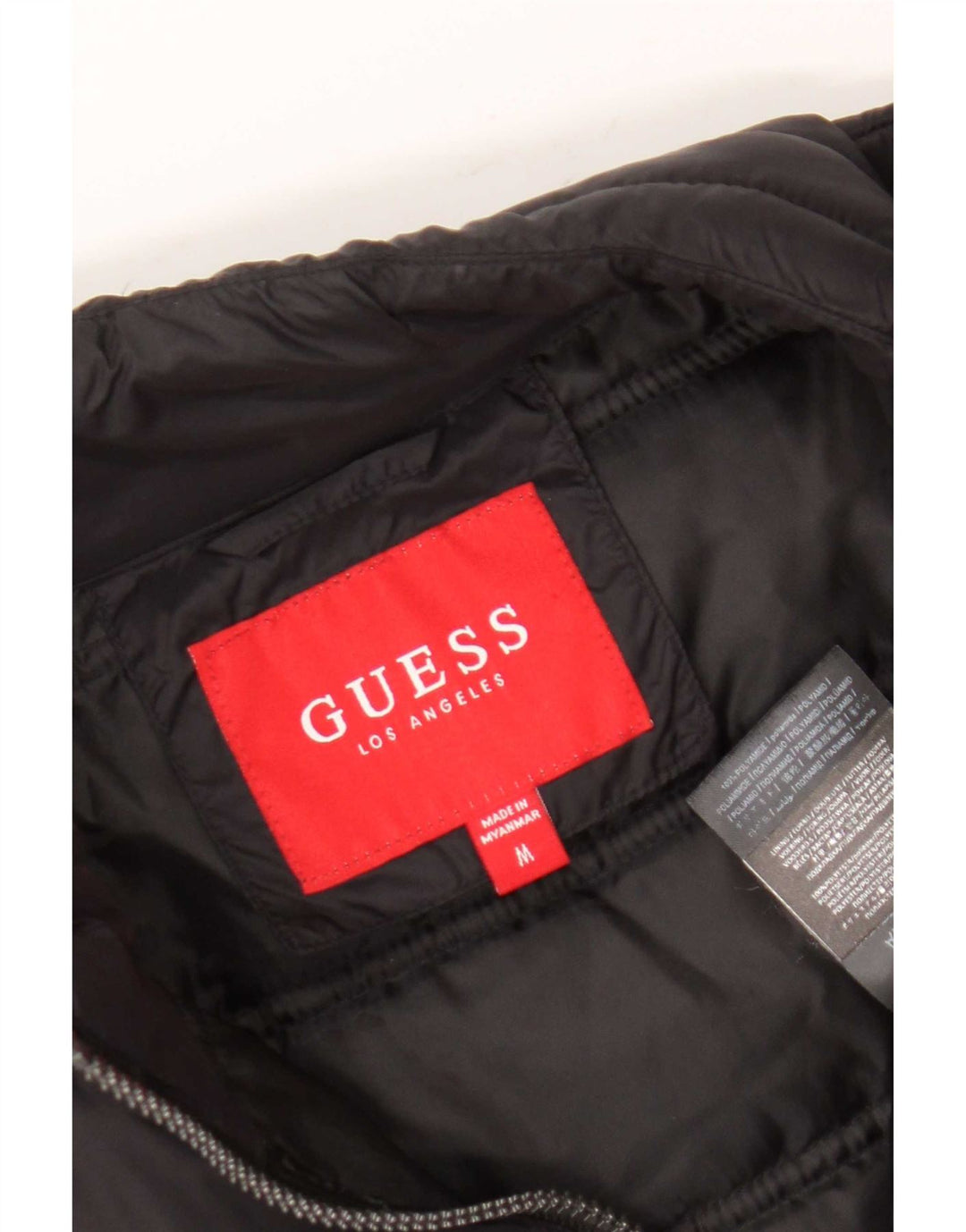 Jachetă căptușită Guess pentru femei UK 14 Medium Black Poliamidă