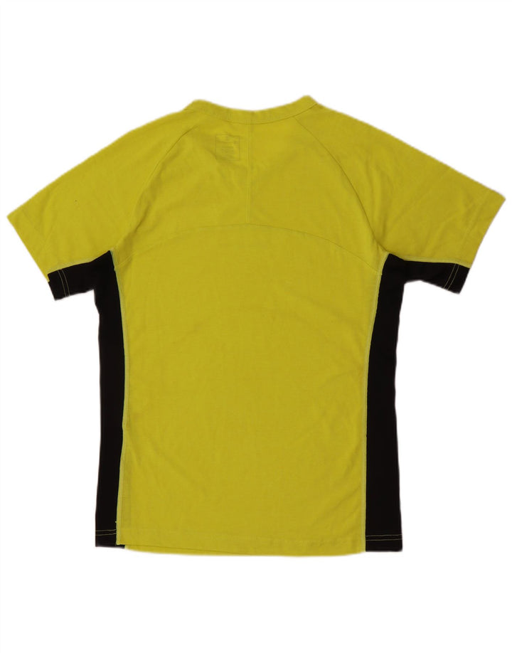 Tricou pentru bărbați Champion Top mic galben Colorblock