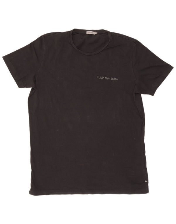 Tricou pentru bărbați Calvin Klein Jeans Top 2XL Bumbac negru