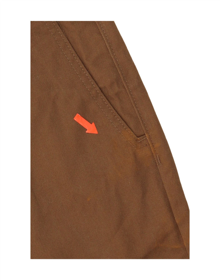 Pantaloni chino drepti pentru femei Volcom W32 L31 bumbac maro