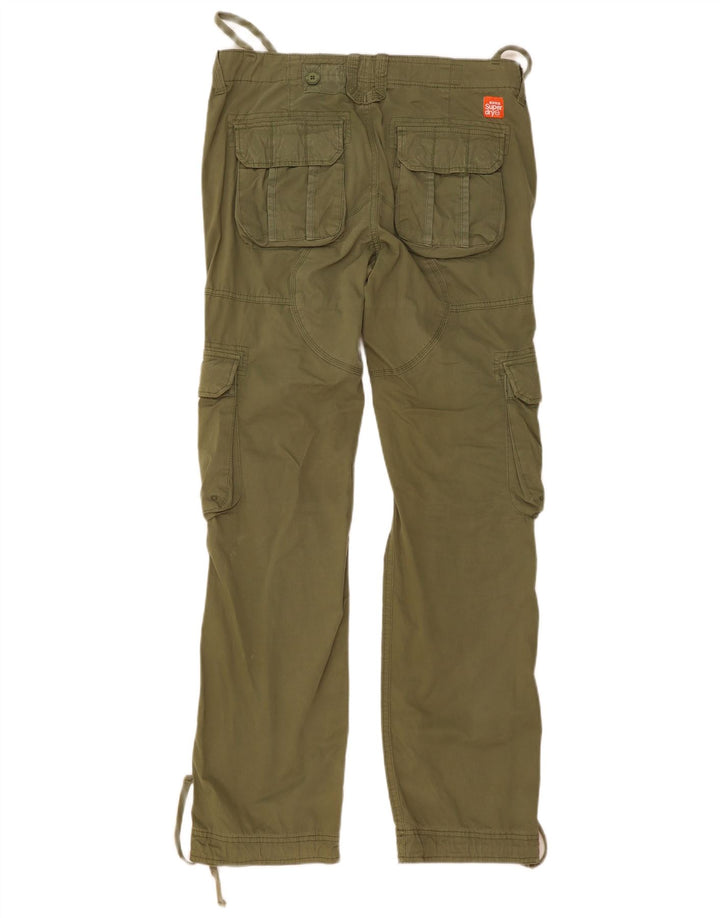 Pantaloni cargo drepti pentru bărbați Superdry L34 L35 Bumbac kaki