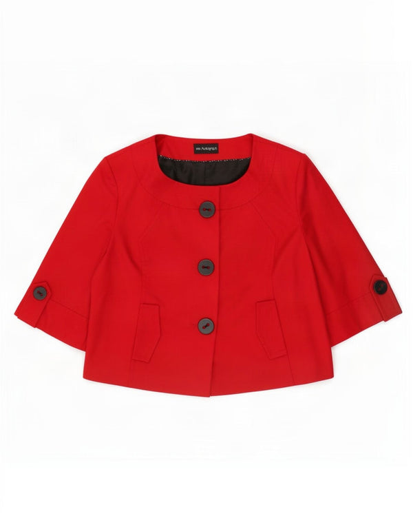 Jachetă Bolero cu mânecă scurtă pentru femei Marks & Spencer, UK 22 3XL, roșu