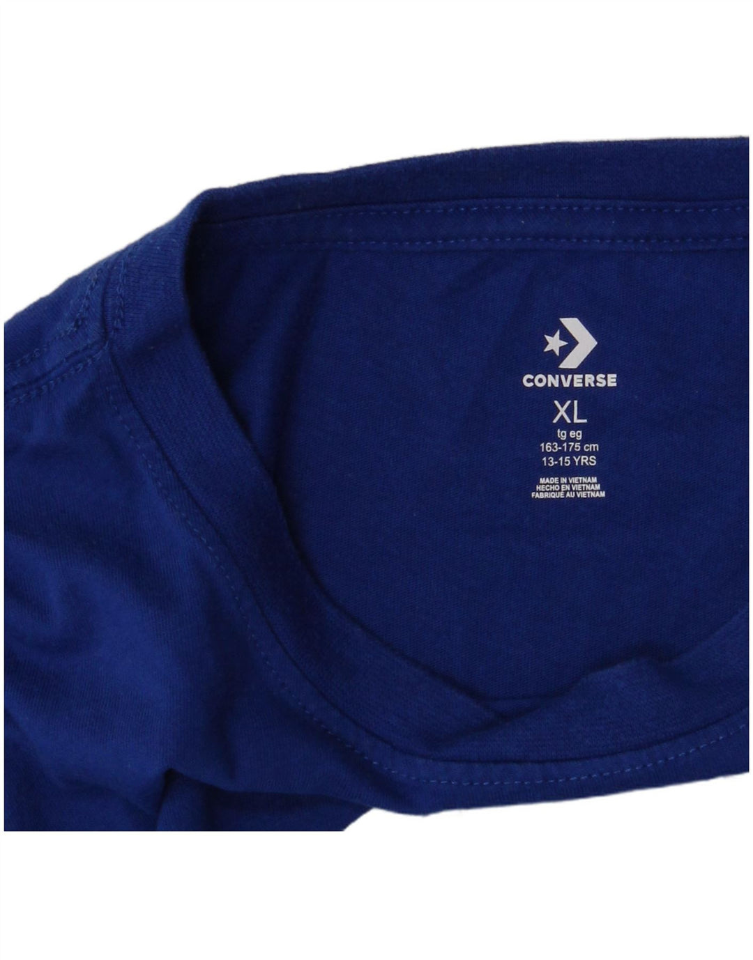 Tricou grafic Converse Chuck Taylor pentru băieți Top 13-14 ani XL Albastru