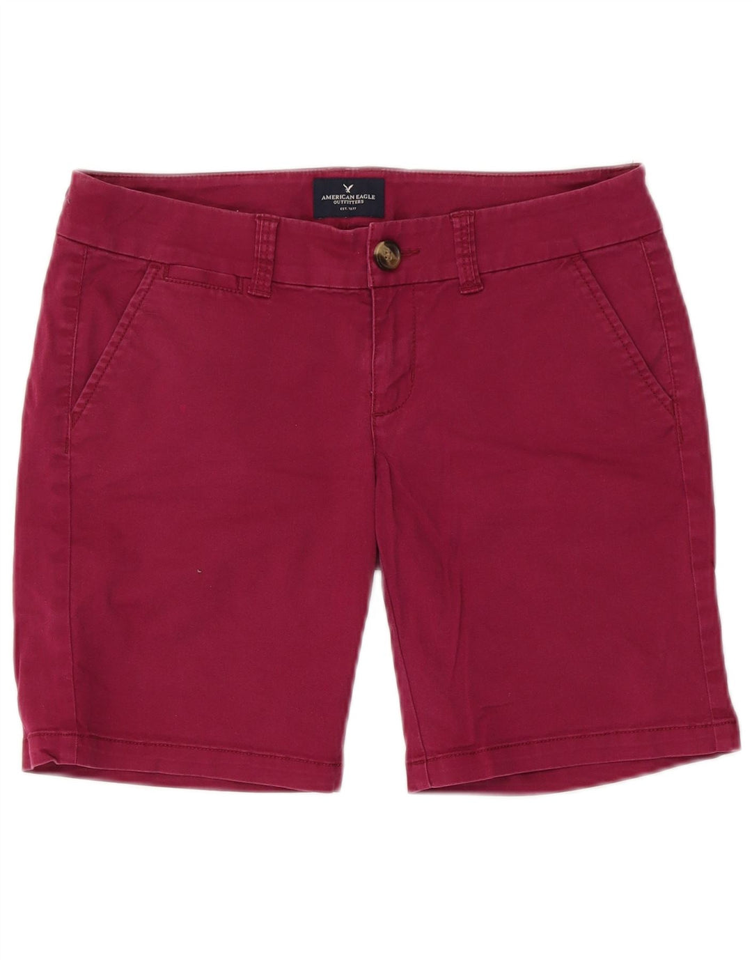 AMERICAN EAGLE Bermude Bermude pentru femei UK 8 Small W32 Pink Bumbac