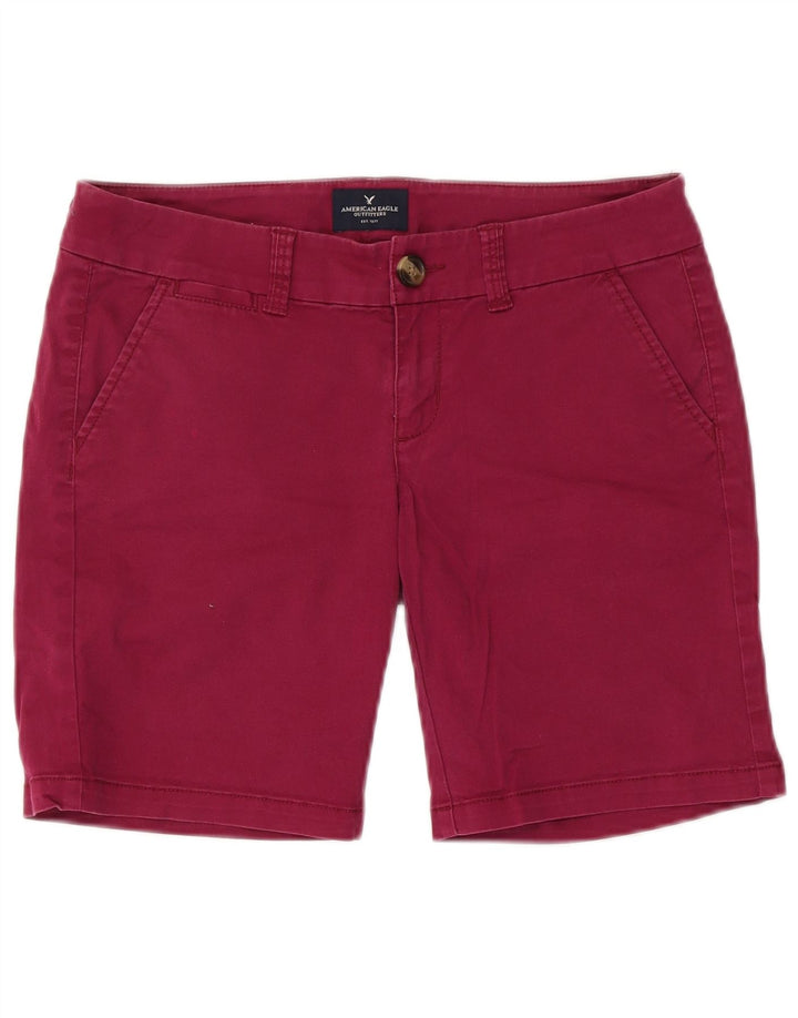 AMERICAN EAGLE Bermude Bermude pentru femei UK 8 Small W32 Pink Bumbac