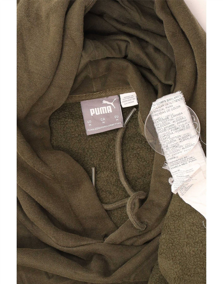 Pulover pentru bărbați Puma Graphic Hoodie, bumbac mediu kaki