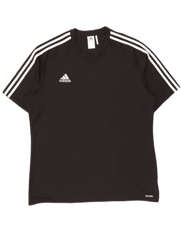 Tricou Adidas Climalite pentru bărbați Top XL Poliester negru
