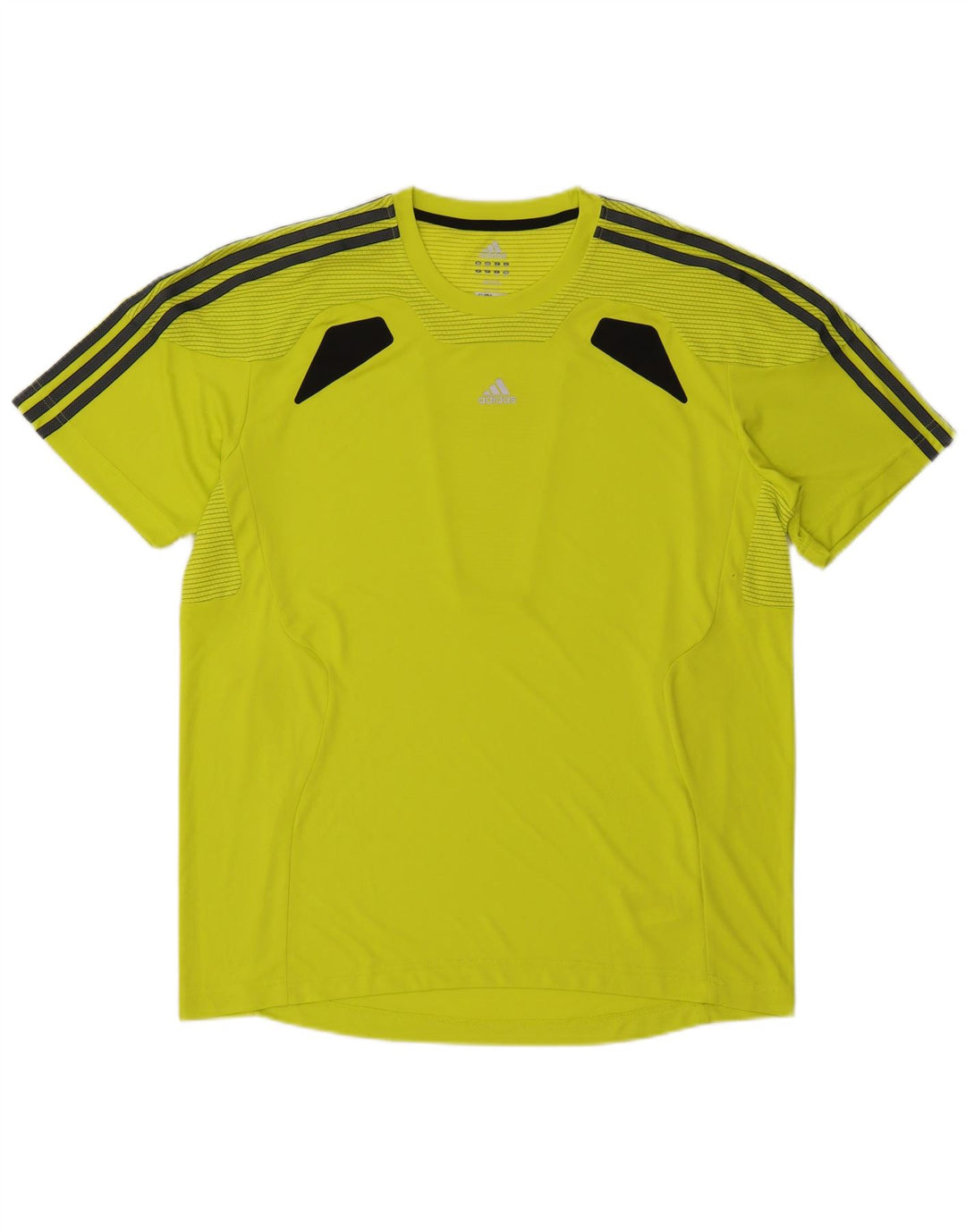 Tricou Adidas Climacool pentru bărbați Top mare galben din poliester color bloc