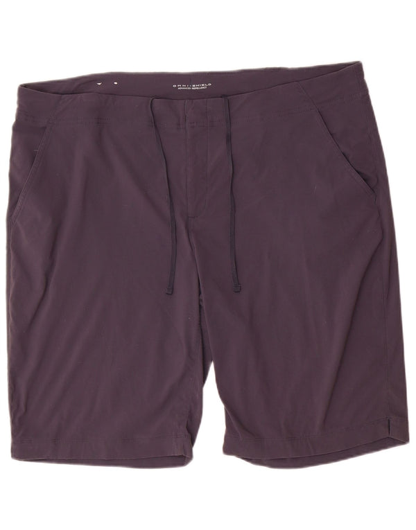 Pantaloni scurți Columbia Omni-Shield Chino pentru femei US 18 2XL W40 Nailon bleumarin