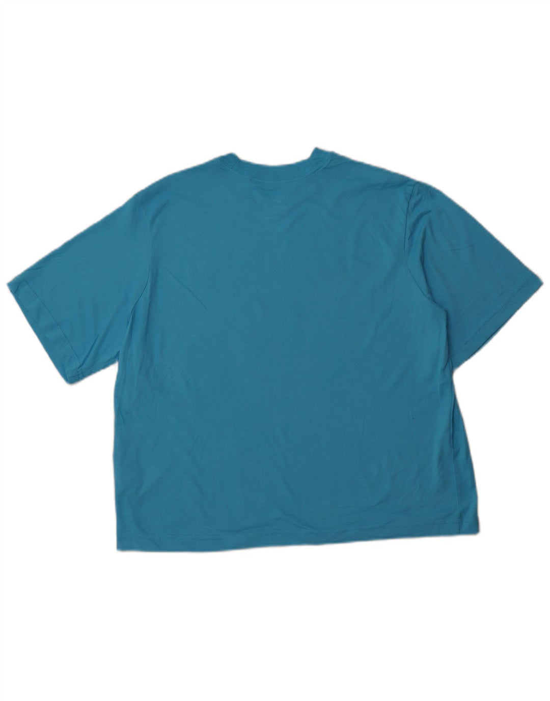 Tricou grafic NIKE pentru femei, cu croiala lentă, UK 14, bumbac albastru mediu