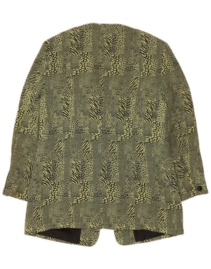 Jachetă de damă BARUCH cu paragate UK 16, mare, verde, imprimeu animal